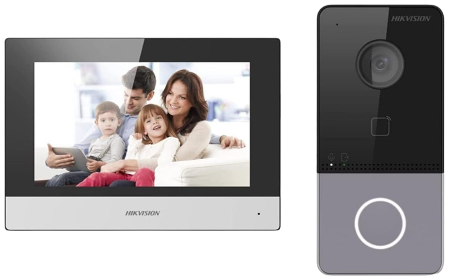 Video door phone intercom kit with indoor monitor